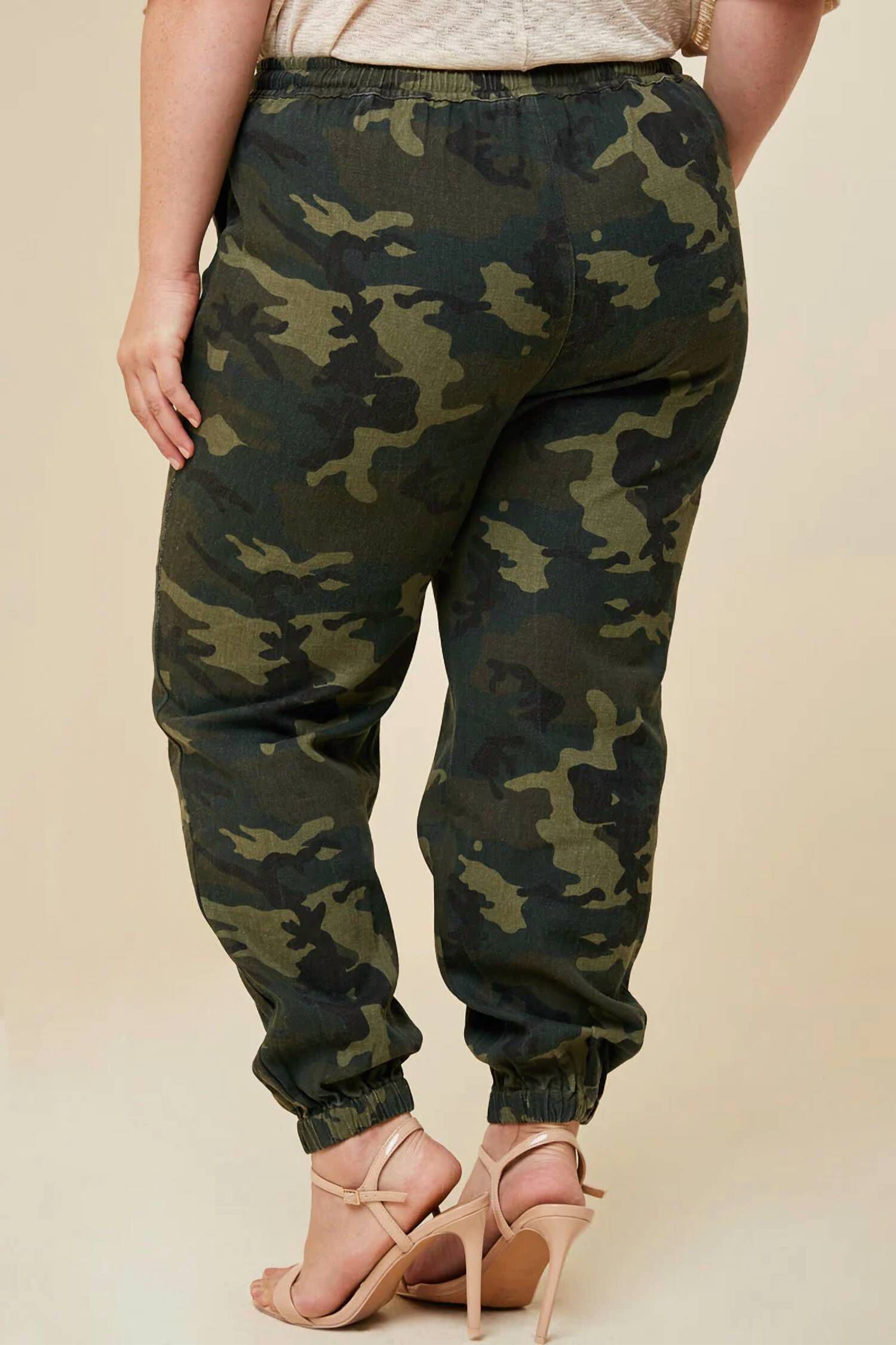 Camo Jogger In Dark Green, , alternate image number 2