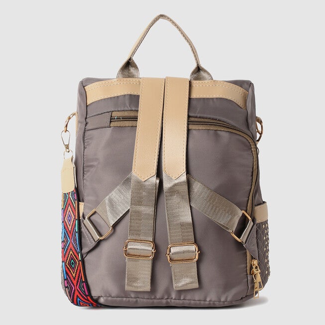 Haute Sauce Women's Textured Backpack, Charcoal Grey / Charcoal Grey, alternate image number null