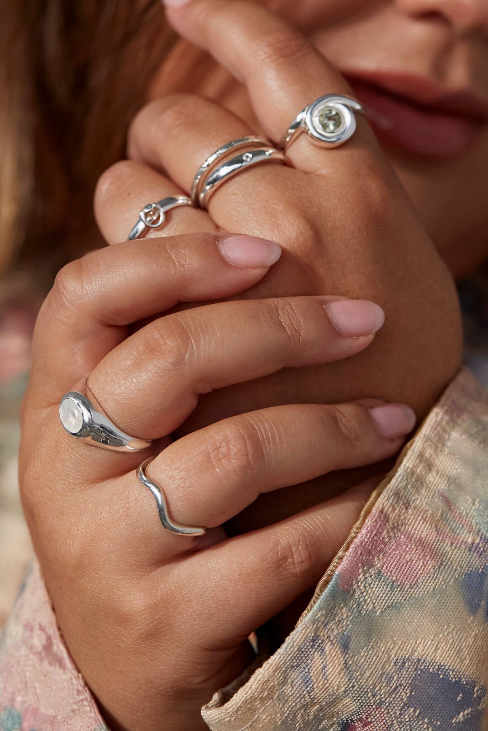 The Wiggle Ring | Silver, Silver / Silver, alternate image number 3