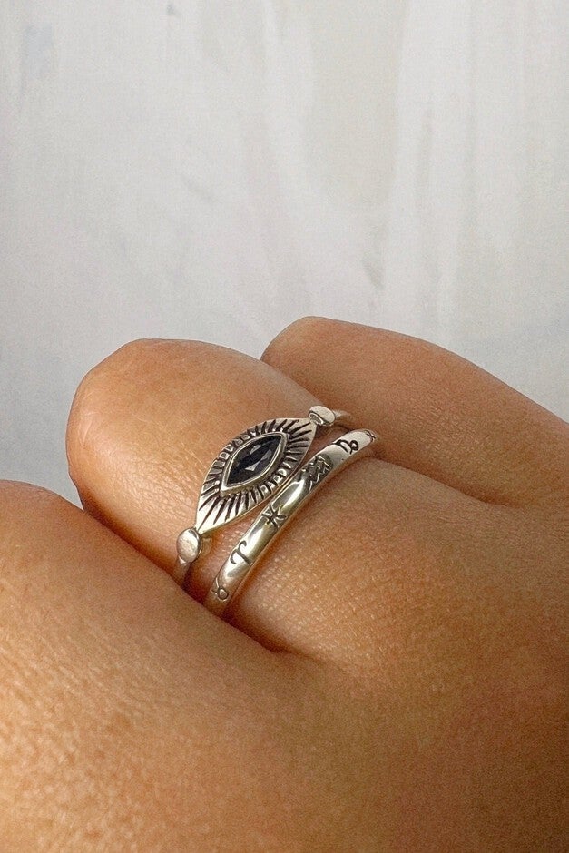 The Zodiac Ring | Silver, Silver / Silver, alternate image number 4