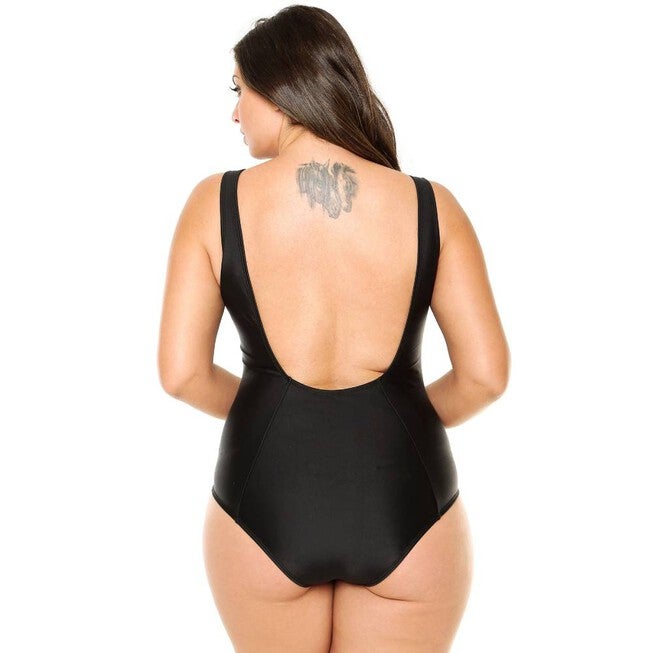 Classic Swimsuit, Black / Black, alternate image number null