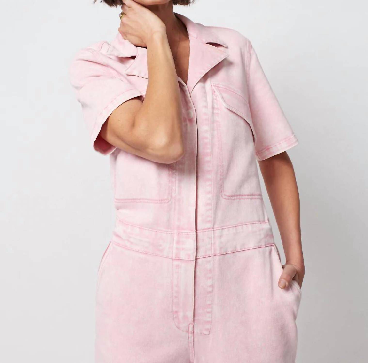 BLYTHE JUMPSUIT IN PINK, , alternate image number 4