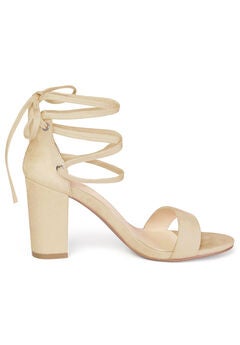 Strappy Heels Lace Up Chunky High Heels Sandal