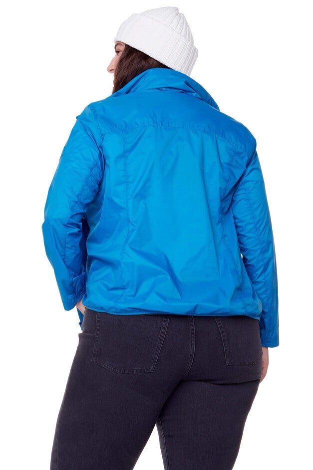 Women's Plus Size - PELLY | Recycled Ultralight Windshell Jacket, Blue / Azure Blue, alternate image number 2