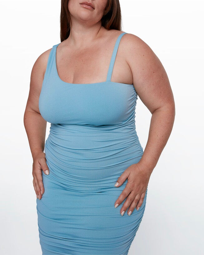 Leona Dress, Mist / Aqua, alternate image number 1