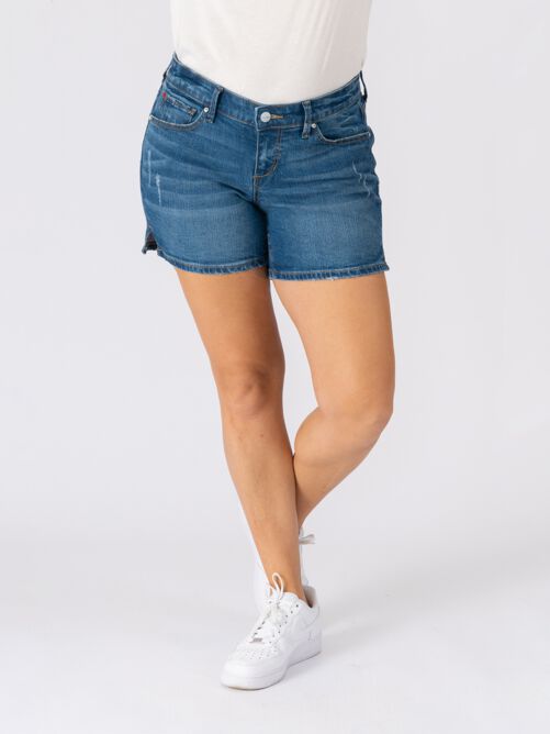 Baylee Side Vent Shorts, VERONICA / Medium Wash, alternate image number 1