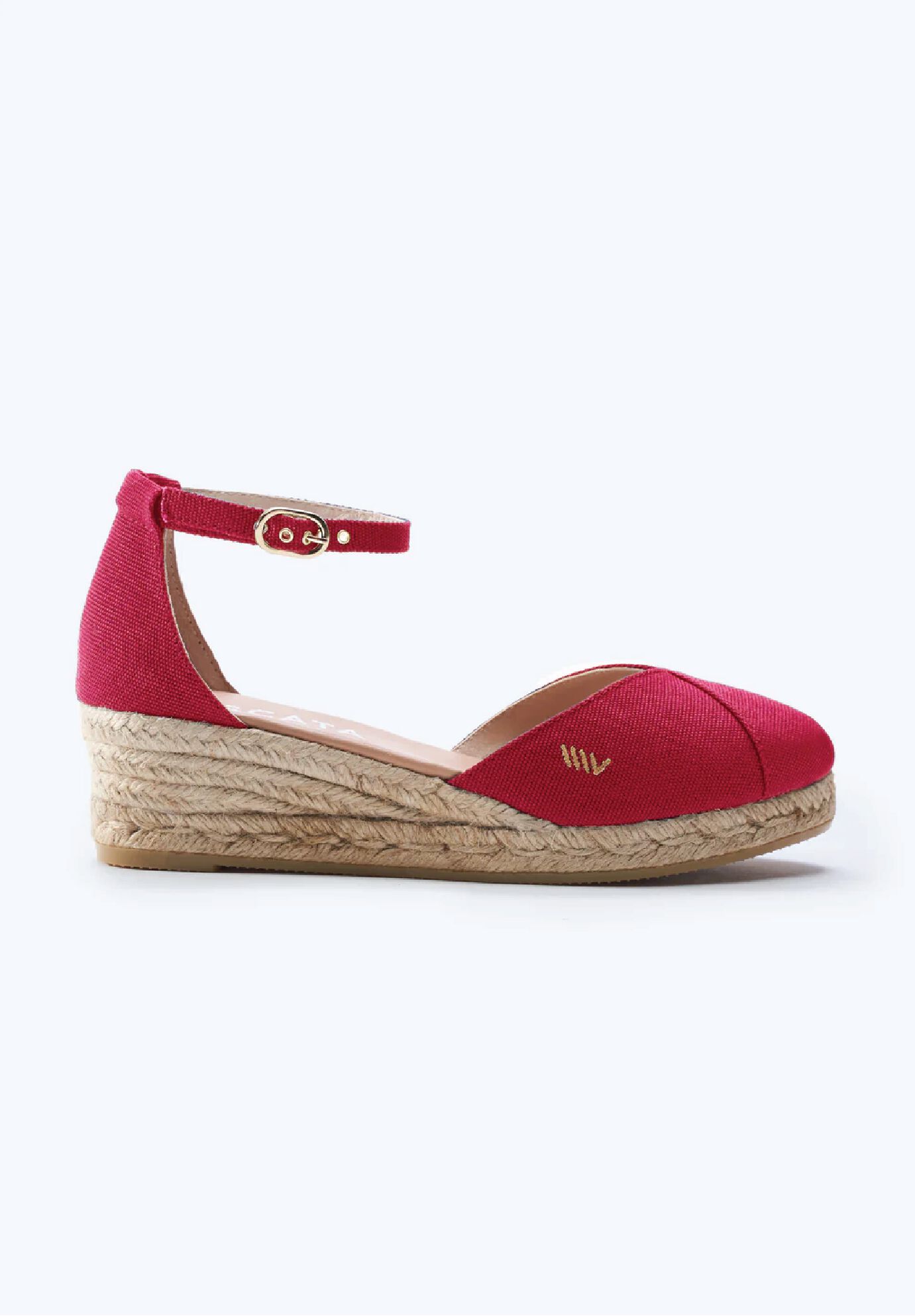 Formiga Canvas Espadrille Wedges, Cherry / Red, hi-res image number 0