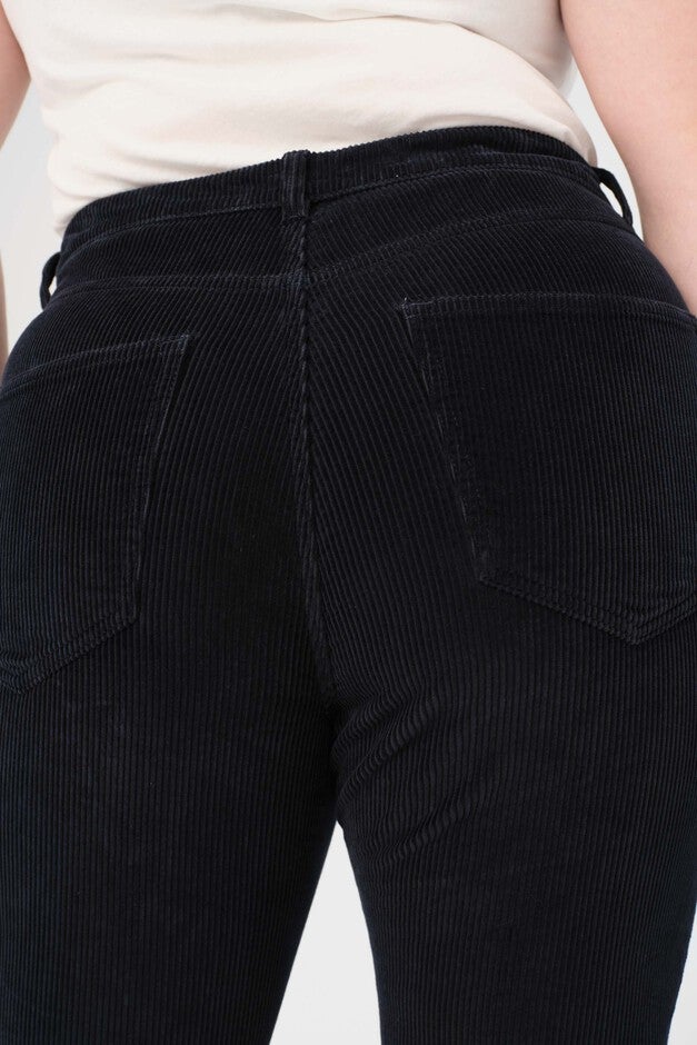 NAO PLUS - HIGH RISE BOOTCUT JEANS | KNIGHT, KNIGHT / Black, alternate image number 1