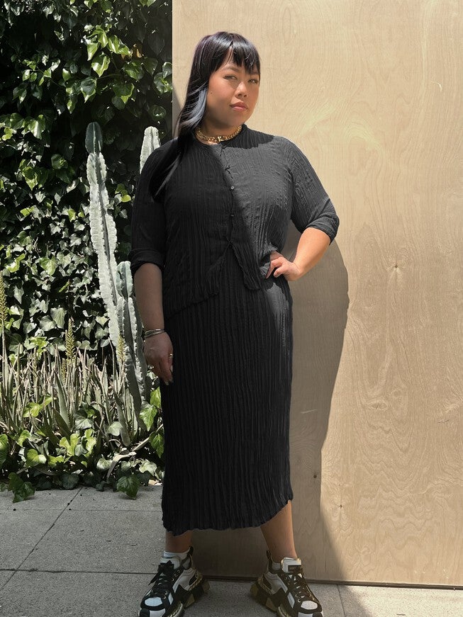 Maya Pleated Cardigan, , alternate image number 5