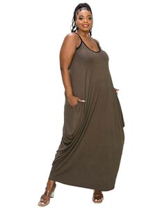 SPAGHETTI STRAP HAREM DRESS