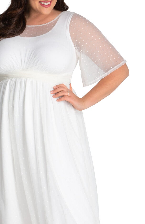 Stars A-line Wedding Dress, IVORY / Ivory, alternate image number 3