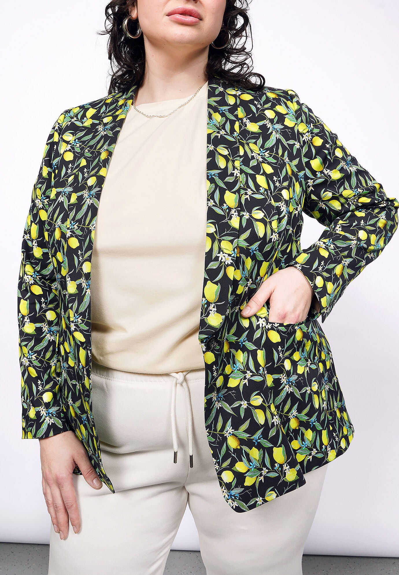 The Empower Tux Blazer, CITRUS BLACK / Yellow, hi-res image number 0