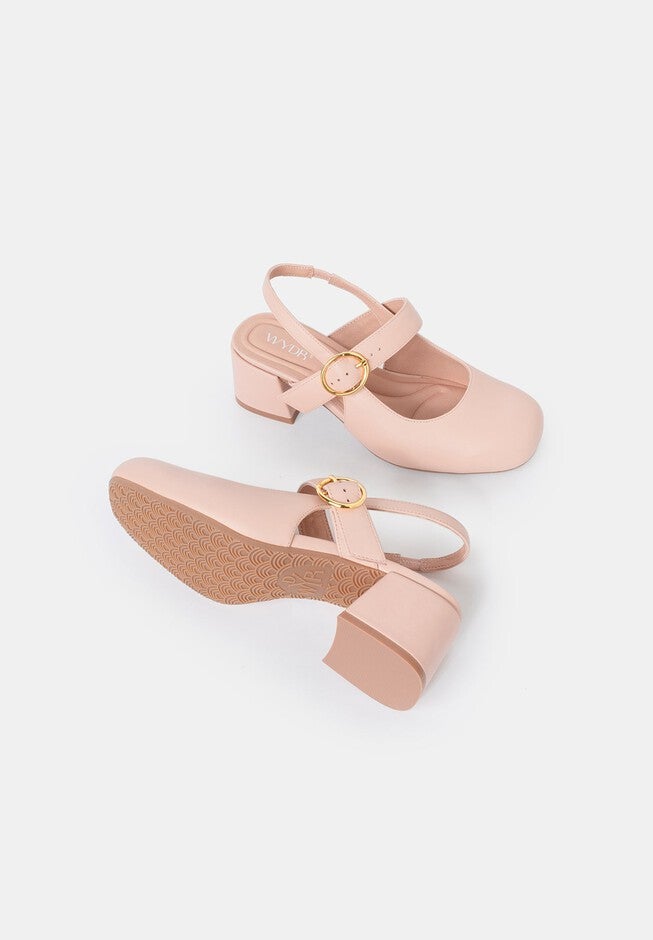 Amber Slingback Mary Jane, Pink / Pink, alternate image number 3