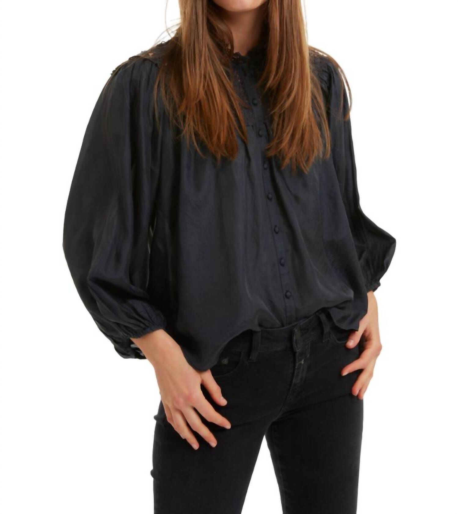 MAIDEN TOP, Black / Black, alternate image number 4