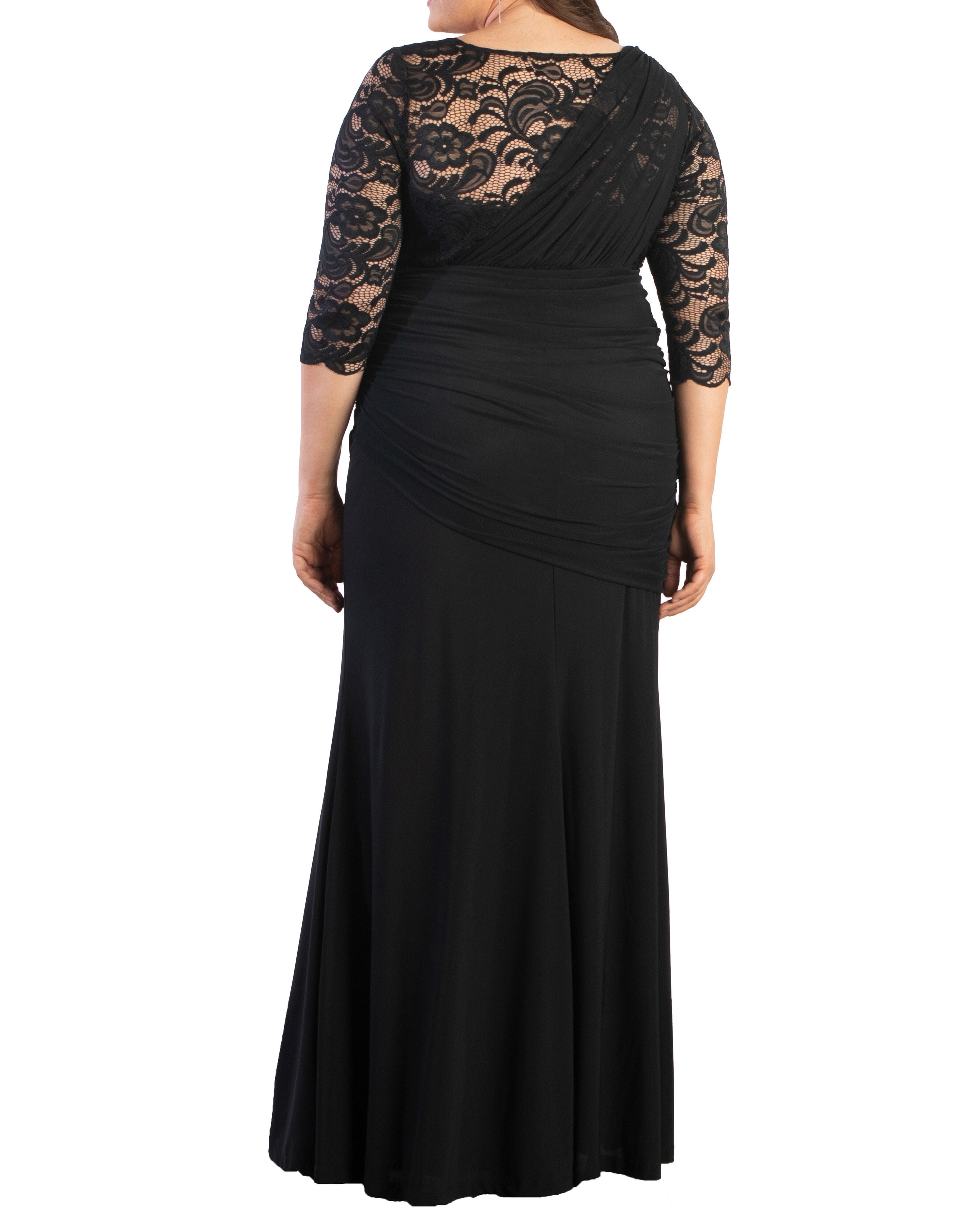 Soiree Evening Gown, ONYX / Black, alternate image number 1