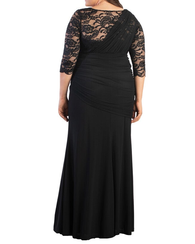 Soiree Evening Gown, ONYX / Black, alternate image number 1