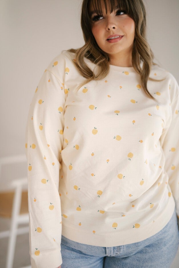 Peachy Keen Organic Cotton Pullover, , alternate image number null