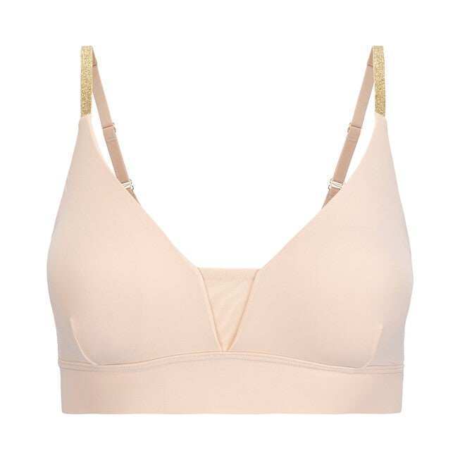 Soft Bra with Mesh, Smoke Grey / Cream, hi-res image number 0