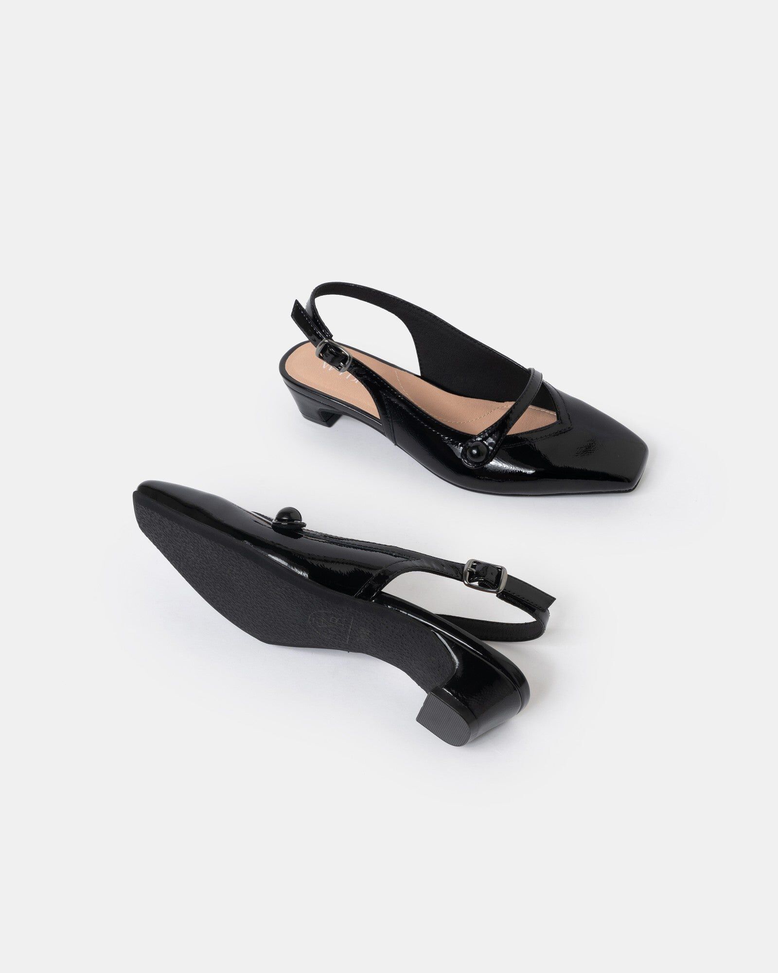 Isla Pearl Heels, Black / Black, alternate image number 3