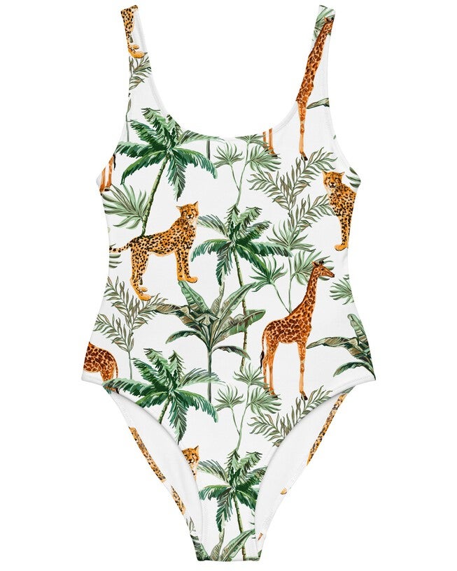 In The Jungle Print One-Piece Swimsuit, , alternate image number 3