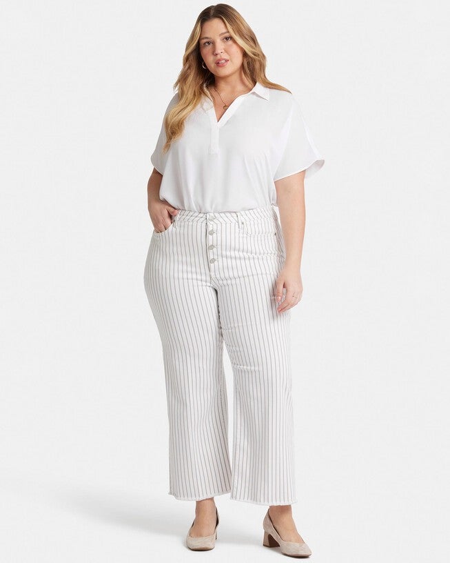 Teresa Wide Leg Ankle, Beach Cruise Stripe / White, hi-res image number 0