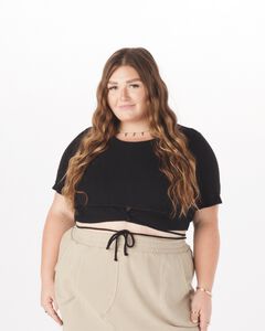 Dominique Tie-Around Crop Top