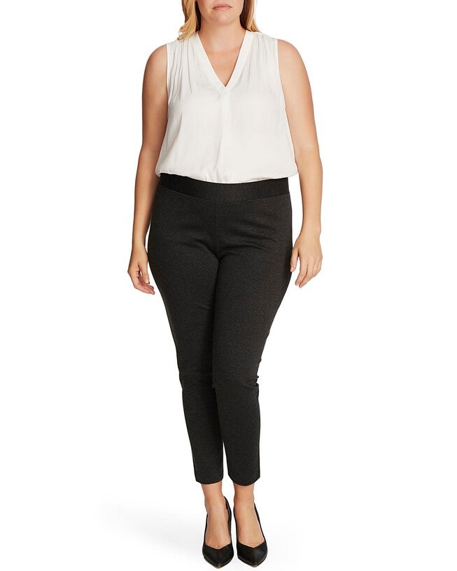 Ayla Ponte Classic Legging, DK HTHR GREY / Charcoal Grey, hi-res image number null