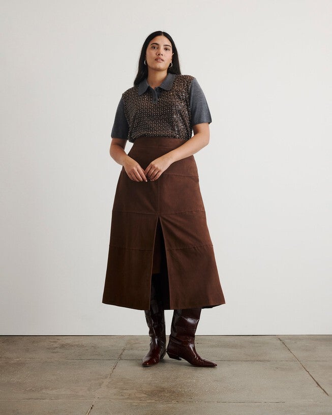 Camilla Knit Top, Dark Heather GreyBronze Multi / Charcoal Grey, hi-res image number 0