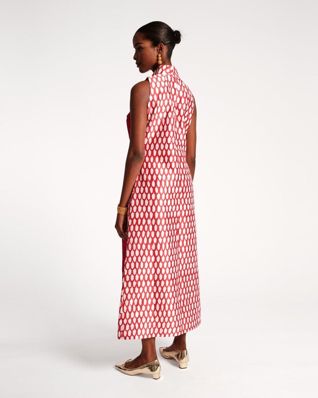 Carlyle Dress, OysterRed / Red, alternate image number null