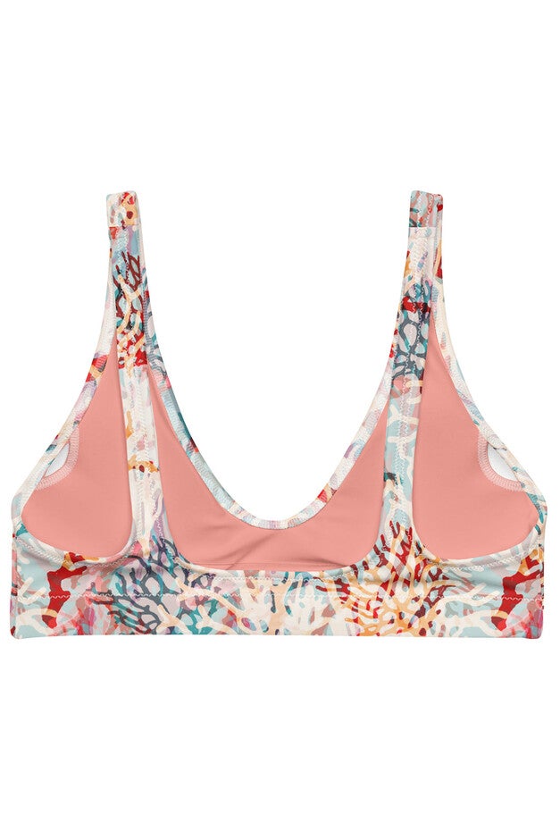 Coral Dream Recycled Bikini Top, , alternate image number 3