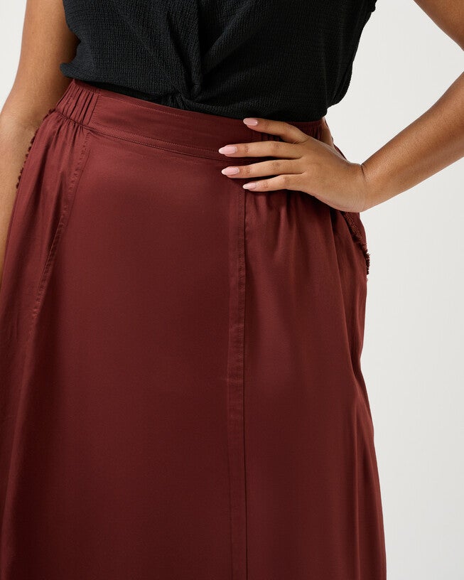 Sahara Breeze Skirt, Mahogany / Brown, alternate image number 5