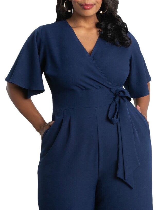 Charisma Crepe Jumpsuit, NOUVEAU NAVY / Navy, alternate image number null