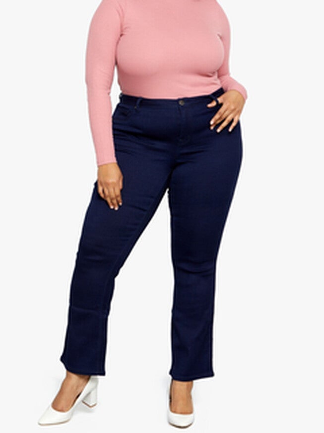 TERESA HIGH RISE BUTTER BOOTCUT JEAN, Rinse / Dark Wash, hi-res image number 0