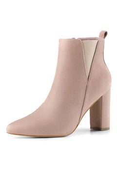 Womens Faux Suede Ankle Boots