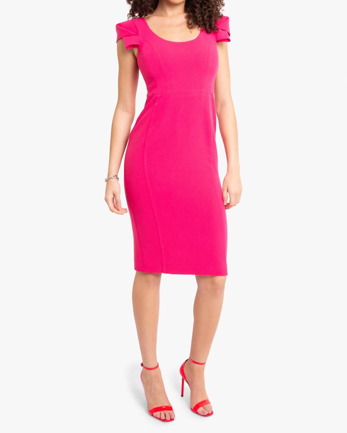 AMELIE SHEATH DRESS IN MERMAID KISS, Mermaid Kiss / Pink, hi-res image number 0