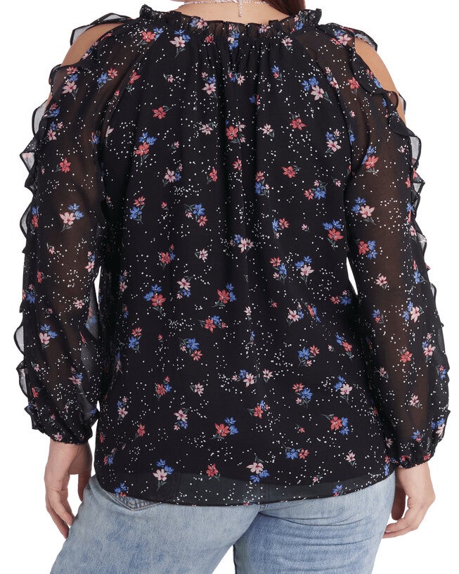 Kendall Cold Shoulder Blouse, , alternate image number null