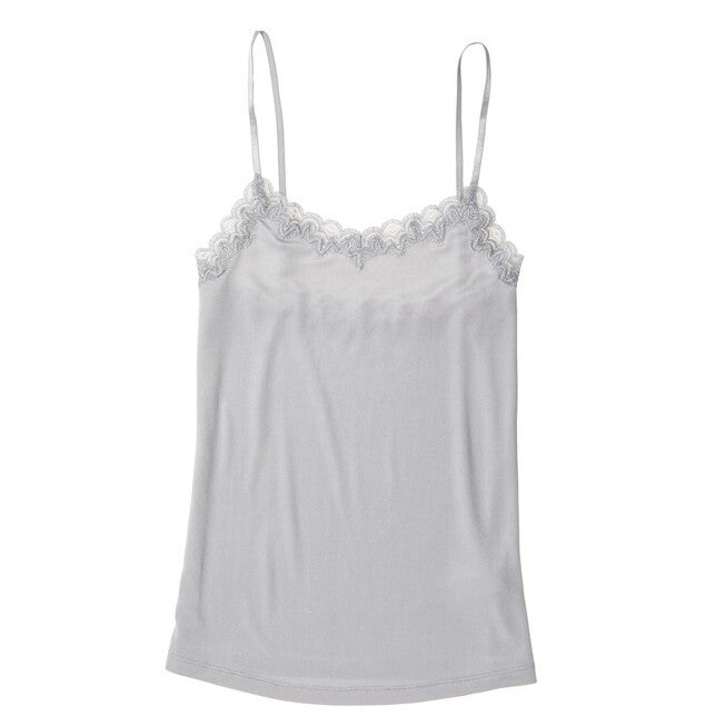 Soft Silk Camisole, Alloy / Light Grey, alternate image number 2