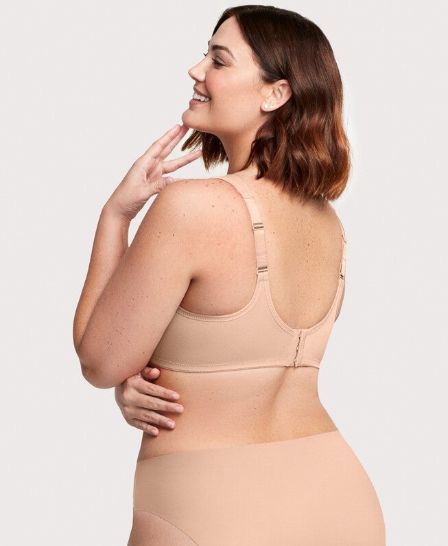 Low Cut WonderWire Lace Bra, Cafe / Tan, alternate image number 2