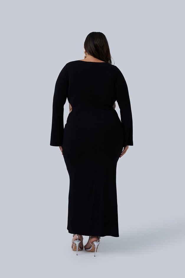 Gabrielle Maxi, BLACK / Black, alternate image number 3