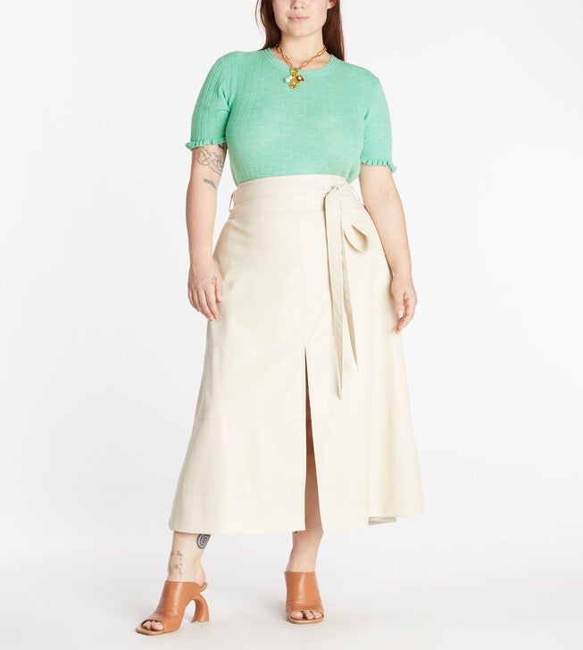 Hudson Skirt, Cream / Cream, alternate image number 1