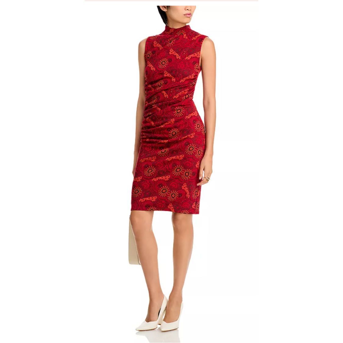 Sao Tome Dress, Red / Red, alternate image number 3