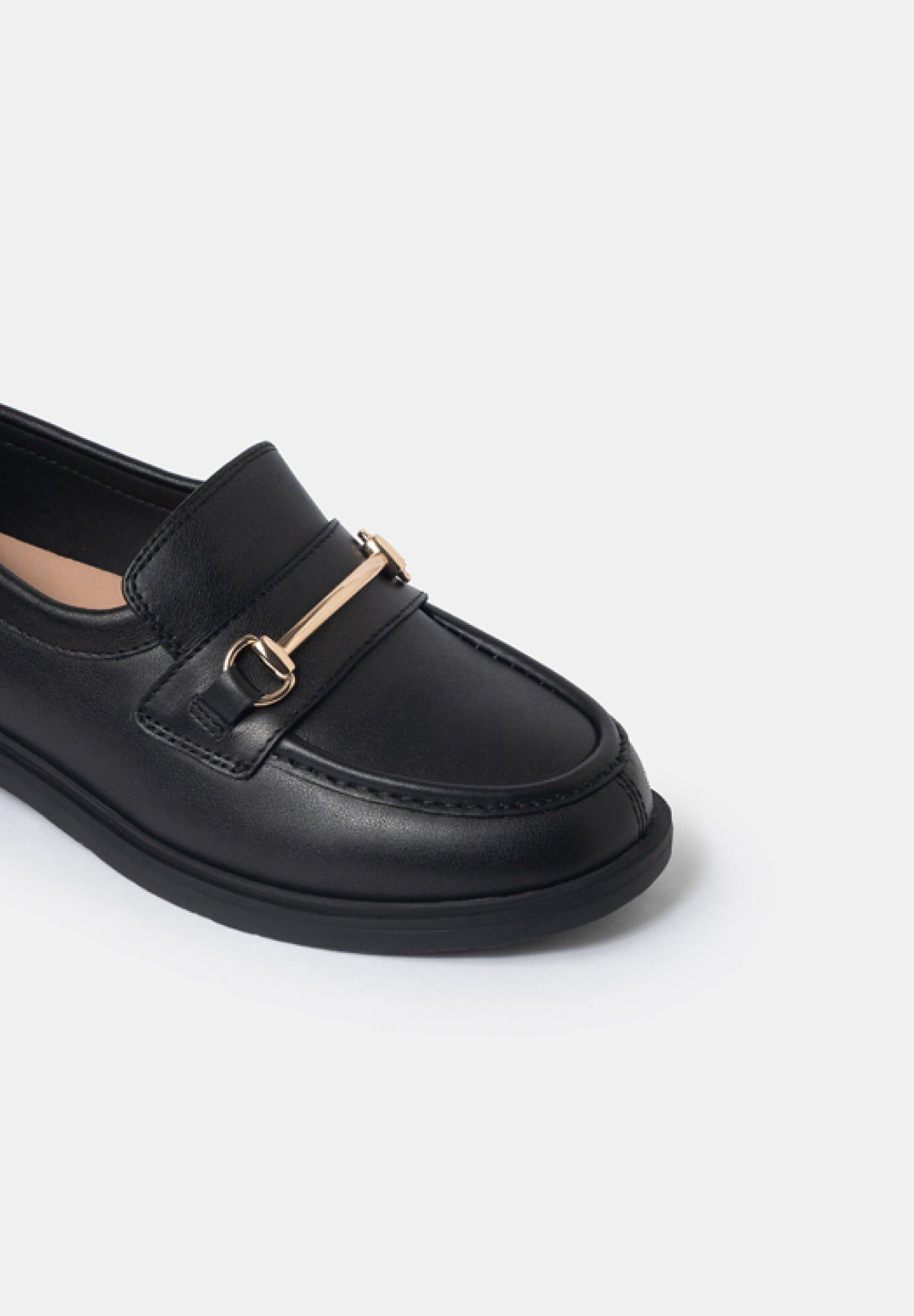 Remy Low Heel Classic Loafers, Black / Black, alternate image number 2