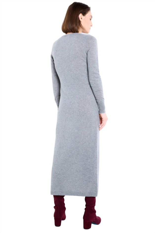 INVITATION ONLY MIDI DRESS IN FOG, Fog / Cool Gray, alternate image number null