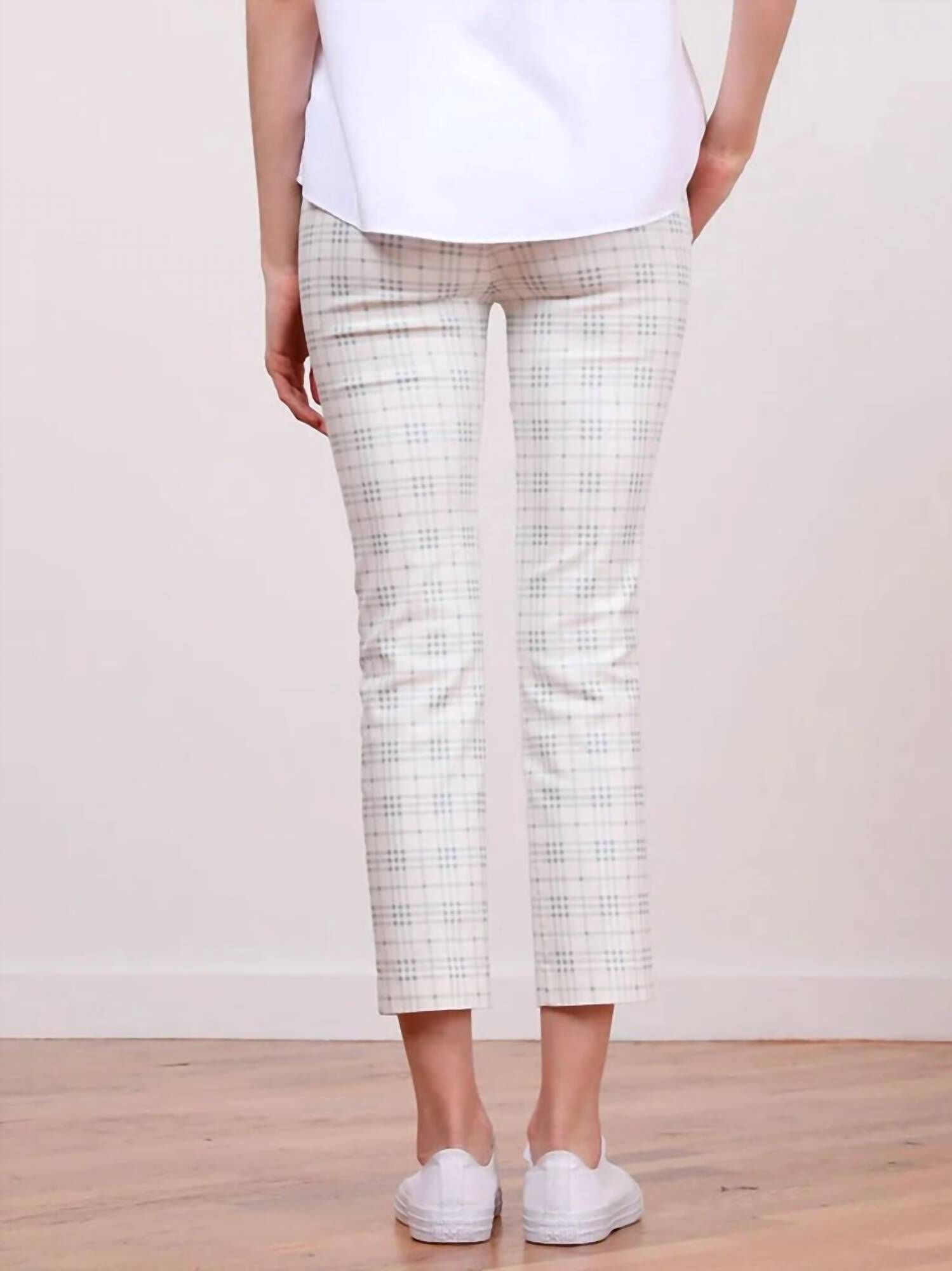 LULU ANKLE SLIM WITH POCKET PANT IN BLUE MULTI, , alternate image number 5