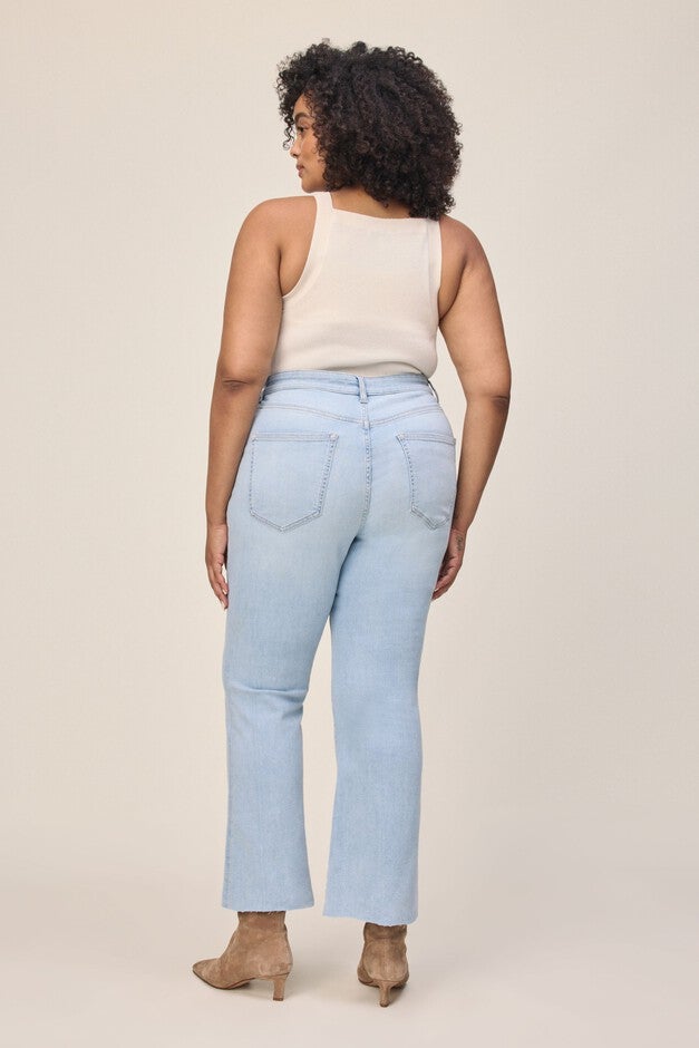 PSP PLUS - CROP BOOTCUT JEANS | CRUSH, CRUSH / Light Blue, alternate image number 2