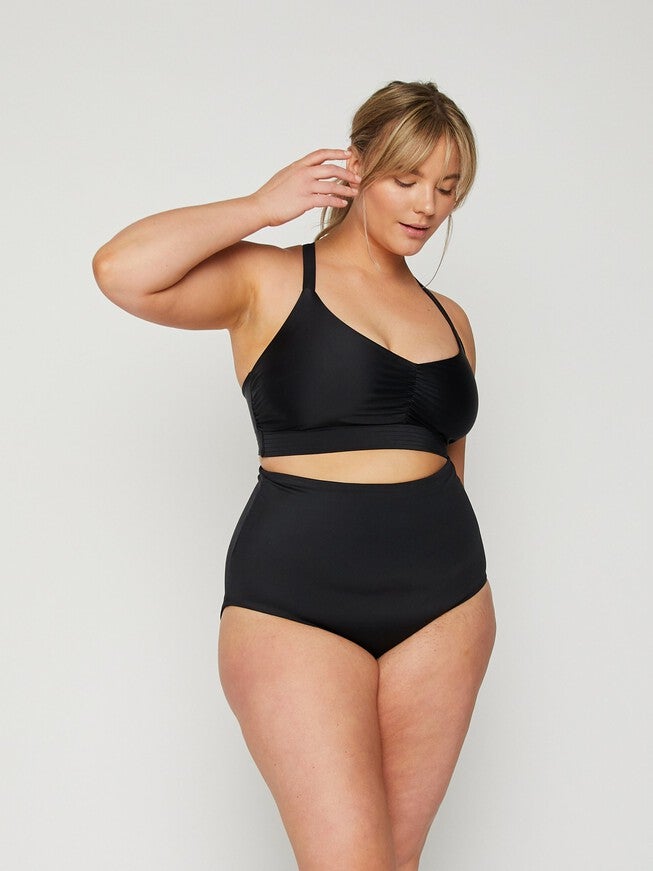 Sunny Bikini Top, Black / Black, alternate image number null