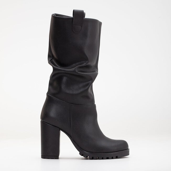 ANAIS - BLACK SLOUCH PLATFORM BOOTS, BLACK / Black, hi-res image number 0