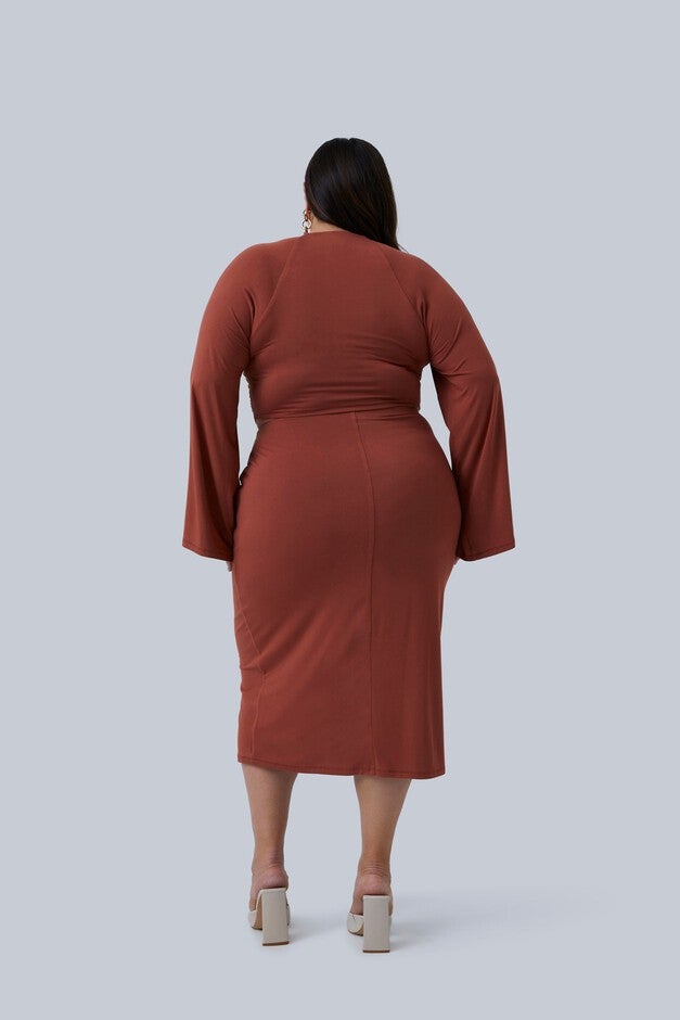 Gigi Skirt, RUST / Bronze, alternate image number 2