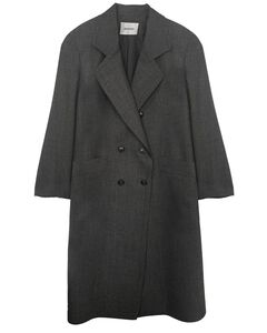 The Double Breasted Car Coat in Herringbone