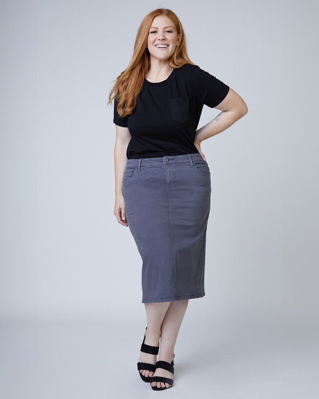 Skirt - Jolene, JOLENE / Charcoal Grey, hi-res image number 0